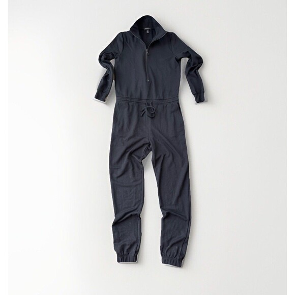 Beyond Yoga Women’s Black Long Sleeve Jumpsuit Size S Cozy Soft Mock Neck - Picture 1 of 6